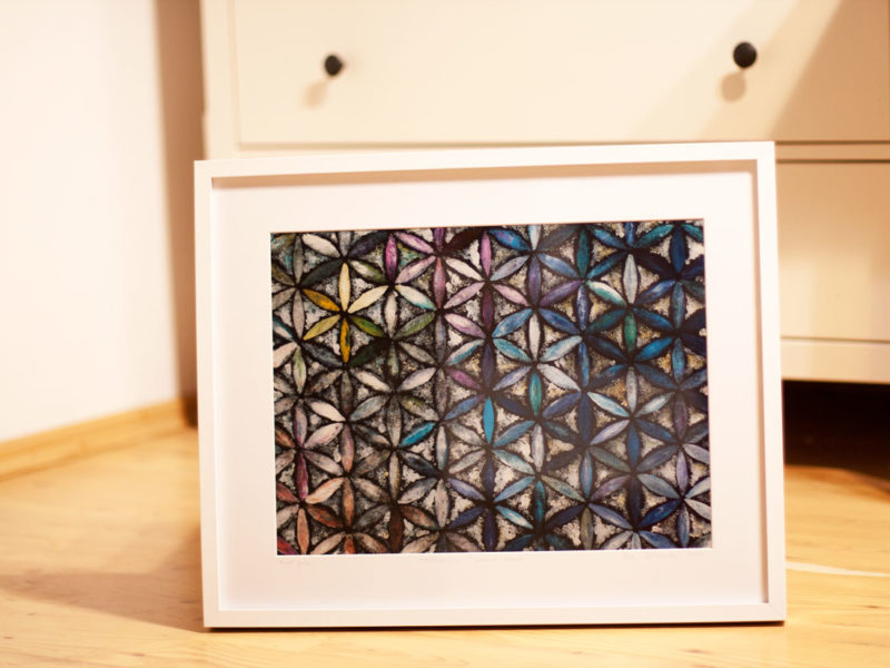 „Kwiat życia” – monotypia